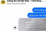Học sinh nhờ "chú công an" giải đề thi và cái kết: Page Công an xã nhận "bão tin nhắn"