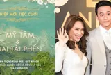 Rầm rộ ảnh thiệp cưới của Mỹ Tâm và Mai Tài Phến
