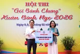 Rộn ràng hội thi gói bánh chưng lan tỏa nghĩa tình Xuân Bính Ngọ