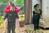 Chồng Đại uý Hoà Minzy: "Anh sẽ cố gắng phấn đấu vì tương lai của chúng ta và các con. Anh yêu em, vợ ơi!"