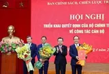 Công bố quyết định về công tác cán bộ tại Ban Chính sách, chiến lược Trung ương