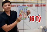 Đại lý tìm người trúng giải độc đắc 16 vé xổ số miền Nam