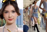 Em gái chân dài 19 tuổi của thủ môn Lâm Tây debut làm người mẫu, nhan sắc và thần thái gây chú ý trên sàn catwalk