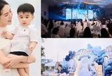 Bé Panda tròn 1 tuổi: Tiệc thôi nôi tổ chức tại dinh thự hoành tráng, màn "chốt mic" của quý tử nhà nữ MC gây sốt