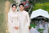 Văn Thanh dựng rạp cưới trên sân bóng, đèn lên lung linh "oách" nhất xóm chuẩn bị rước nàng tiểu thư về dinh