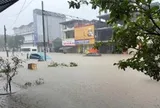 Quảng Ninh hứng mưa hơn 200mm, loạt ô tô chết máy, xe tải chở than mắc kẹt