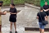TikToker giàu có nổi tiếng thế giới Master Sanker phát iPhone 17 ở Hồ Gươm, bị tố "phông bạt": Nghi đòi quà sau hậu trường