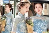 Mỹ nhân đẹp nhất Trung Quốc xuống phố đi bộ Hồ Gươm "đu trend" nàng thơ, xem clip 26 giây mới hiểu thế nào là "tuyệt tác trời ban"