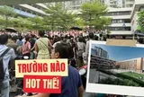 Ngôi trường "NÓNG" nhất ngày hôm nay: Phụ huynh đưa con đi thi đông nghịt, chất lượng giáo dục cỡ này, bảo sao ai cũng mơ ước!