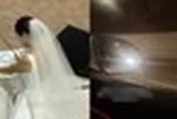 Sốc: Hoa hậu đang mang thai bị ô tô điên lao 100km/h truy đuổi như phim kinh dị trên đường, nhìn ảnh hiện trường mà muốn rớt tim