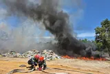 Lửa thiêu rụi rừng phòng hộ ven biển Quảng Ngãi, hàng trăm người căng mình dập cháy