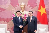 Chủ tịch Quốc hội Trần Thanh Mẫn tiếp đoàn đại biểu Viện nghiên cứu kinh tế, Hàn Quốc