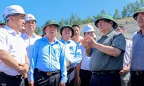 Thủ tướng thị sát dự án cao tốc Quảng Ngãi - Hoài Nhơn hơn 20.000 tỷ
