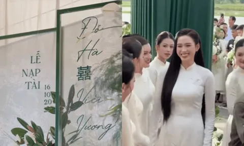 Đỗ Hà lấy con trai Chủ tịch Sơn Hải: Lễ nạp tài là gì? Lễ này khác gì đám hỏi?