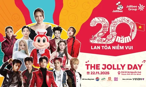 Mỹ Tâm và dàn sao hội ngộ tại The Jolly Day mừng cột mốc 20 năm của Jollibee Việt Nam