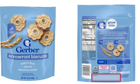 Nóng: Thu hồi bánh ăn dặm cho trẻ Gerber của Nestlé do bột làm bánh không an toàn