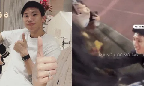 Đoàn Văn Hậu lại chấn thương, Doãn Hải My lập tức cập nhật tình hình, còn trao nụ hôn ngọt ngào giữa ngàn khán giả