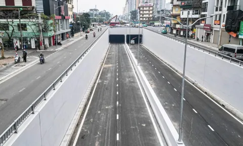 Diện mạo hầm chui gần 800 tỷ đồng ở Hà Nội trước ngày thông xe