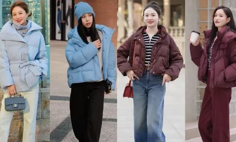 Tết này diện áo phao đừng chỉ chăm chăm đen với trắng: Ghim ngay 4 gam màu "phú quý" vừa sang vừa tôn da, mặc lên là thấy khí chất ngút ngàn