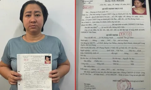 Bắt đối tượng truy nã đặc biệt nguy hiểm Lê Thị Hoàng Oanh khi vừa về nước