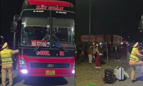 Xe khách 41 chỗ "nhồi" 72 người, chủ xe và tài xế bị phạt gần 200 triệu đồng