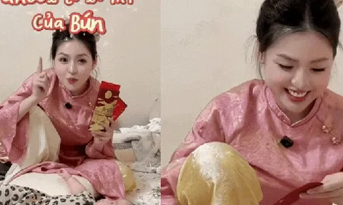 Cận cảnh màn lì xì "đầy mùi tiền" của con gái "hotgirl trứng rán": 4 cây vàng trong ngày mùng 1 Tết, sương sương gần tỷ bạc chứ mấy đâu!
