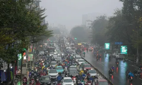 Miền Bắc chuyển mưa nhỏ, sương mù