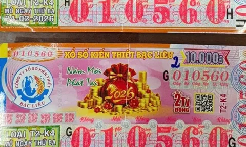 Xổ số miền Nam: Một đại lý liên tục bán trúng độc đắc đài Bạc Liêu