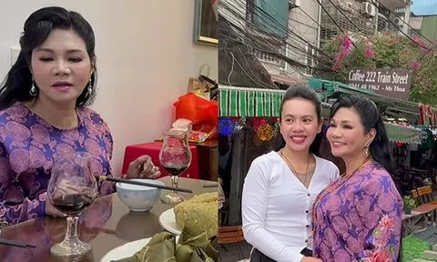 Nữ NSƯT từ Mỹ về, lần đầu tiên ăn Tết Hà Nội: Ra giữa phố đường tàu thả dáng