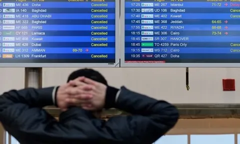 Nóng: Cục Hàng không phát thông báo khẩn về hoạt động bay sau khi không phận Trung Đông đóng cửa hàng loạt