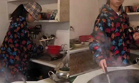 Bé gái 12 tuổi nấu cả bàn tiệc đãi khách, được khen "vạn người mới có một" nhưng dân mạng lại lo một điều