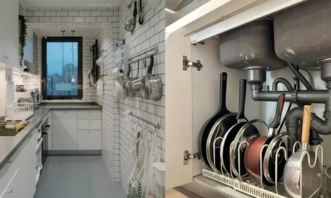 Đến nhà bạn học, tôi "đổ gục" khi nhìn vào căn bếp vỏn vẹn 2m²