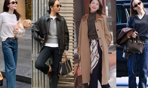 Giày trắng "thất sủng" rồi! Mùa xuân năm nay chị em cứ sắm "giày nâu" đảm bảo mặc gì cũng sang, hack dáng cực đỉnh