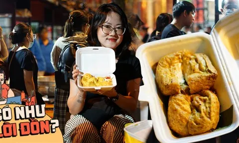 Chờ chực 20 phút săn miếng tàu hũ may mắn giá 30k, mỗi năm chỉ bán một ngày ở TP.HCM