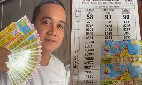 Khách hàng ở TPHCM, Đồng Nai, Vĩnh Long trúng 3 giải độc đắc xổ số miền Nam