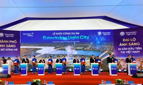 Khởi công siêu đô thị 13 ngàn tỉ đồng bên bờ sông Mã