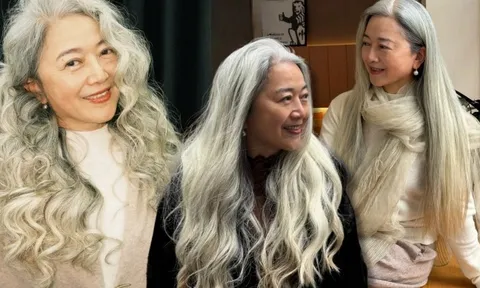 65 tuổi, 5 năm không nhuộm tóc, không can thiệp thẩm mỹ: "Bà ngoại" U70 cởi bỏ áp lực, sống rực rỡ khiến gái trẻ cũng phải ghen tị!