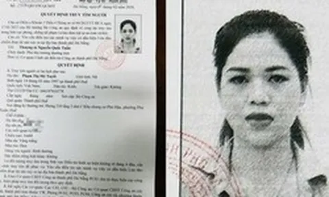 Ra quyết định truy tìm Phạm Thị Mỹ Tuyết sinh năm 1997