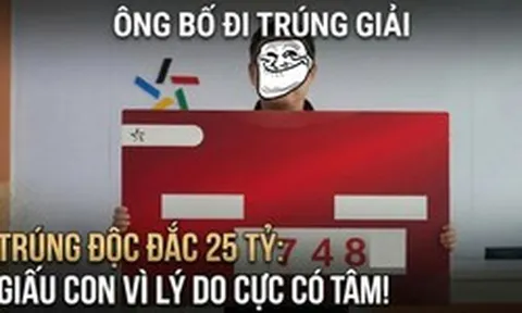 Trúng số độc đắc hơn 25 tỷ đồng, ông bố quyết giấu nhẹm không cho con biết vì một lý do khiến ai nấy đều nể phục