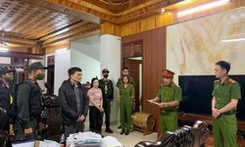 200 CBCS khám xét 28 địa điểm trong chuyên án đặc biệt lớn, bắt khẩn cấp kế toán Nguyễn Thị Điệp SN 1986