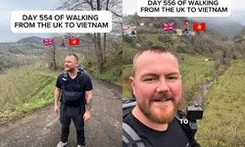 Khách Tây đi bộ xuyên lục địa nổi tiếng thế giới, giữa đường bất ngờ book vé máy bay đến Việt Nam: Lý do cảm động
