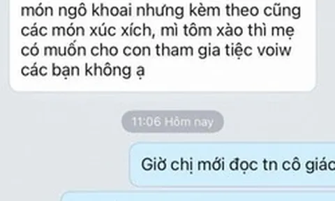 Đoạn tin nhắn với giáo viên đang gây tranh cãi: Chuyện "bé xé ra to" hay nhiều người quá dễ dãi với chính sức khỏe của con mình?