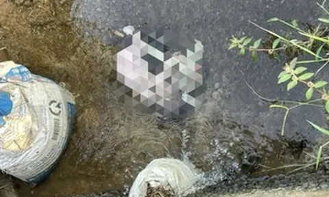 Thi thể bé trai sơ sinh nằm bên mương nước ở TPHCM