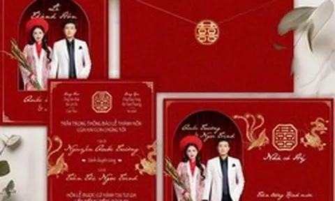 Thiệp cưới chính thức của Ngọc Trinh và Quốc Trường?