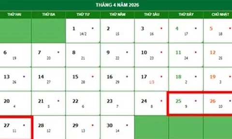 Hoán đổi để nghỉ 9 ngày liên tiếp dịp Giỗ Tổ, 30-4 và 1-5: Bộ Nội vụ nói gì?