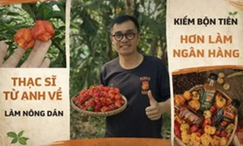 Bỏ lương nghìn USD về quê, thạc sĩ tài chính lập nghiệp với "nghề cay đắng": Tụt từ 75 xuống 59kg, chân lấm tay bùn, thu nhập khủng