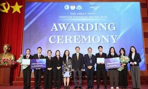 Sinh viên trường Đại học Luật Hà Nội vô địch tại cuộc thi The ASEAN Moot 2026