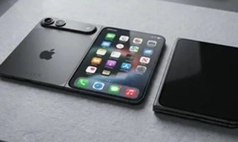 iPhone gập đầu tiên lộ diện thiết kế