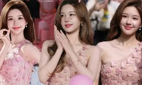 Triệu Lộ Tư mặc váy của NTK Việt, nhan sắc đẹp lên thấy rõ