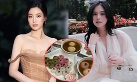 Đỗ Mỹ Linh, Ngô Tố Uyên - vợ Thành Chung khoe mâm cúng tết Hàn thực: Ai khéo léo hơn?